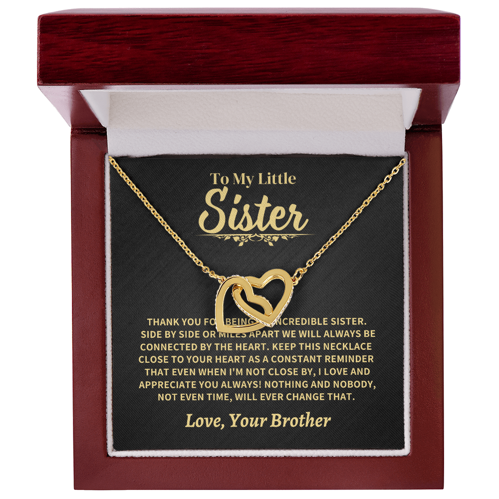 To My  Little Sister, From Brother Jewelry