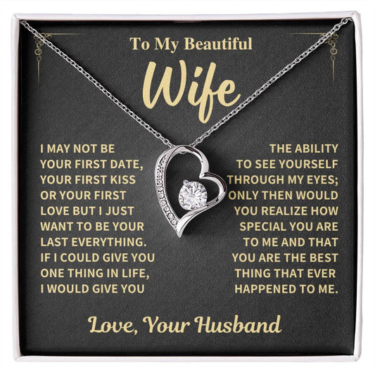 Wife Gift-Forever love Necklace-From Husband Jewelry