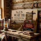 Personalized husband and wife wall decor
