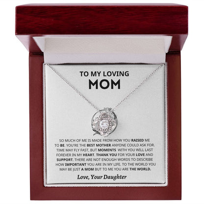 Mom Gift- From Daughter- Best Mother Jewelry