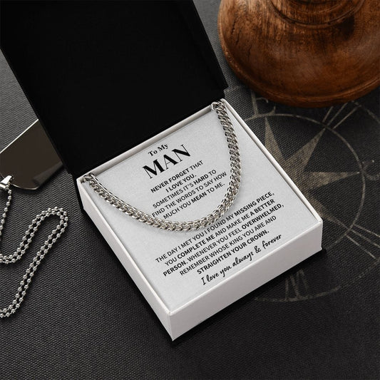 My Man Gift- Cuban Link Chain Jewelry