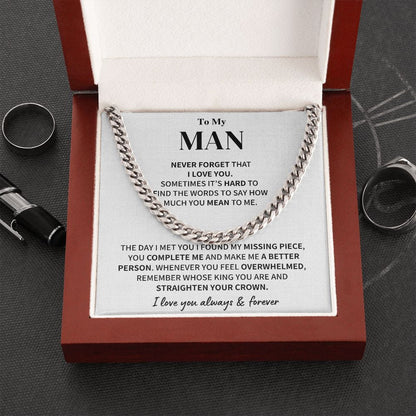My Man Gift- Cuban Link Chain Jewelry